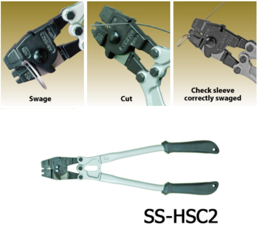 Lisovací kleště typ SS-HSC2 - pro nerez objímky 1,5mm a 2mm, galerie