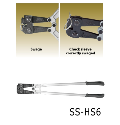 Lisovací kleště typ SS-HS6 - pro nerez objímky 6mm, galerie